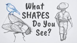 How to Draw ANYTHING Using Simple Shapes [upl. by Noicnecsa]