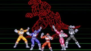 Mighty Morphin Power Rangers SNES Playthrough  NintendoComplete [upl. by Atinhoj]