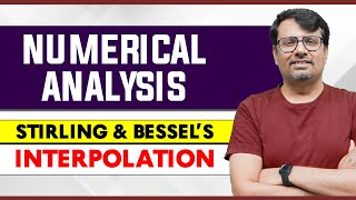 Interpolation Formula  Stirling Gauss Forward amp Backward Bessels  Example amp Solution [upl. by Anatak]