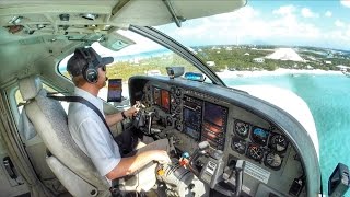 STRESSFUL MAX CROSSWIND LANDING IN THE BAHAMAS [upl. by Aryad497]