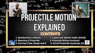 Projectile Motion in Physics Explained With Examples [upl. by Sedda160]