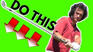 How to SHALLOW the golf club for GREAT ball striking You need this golf tip to hit it crispy [upl. by Laspisa]