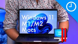 How to install Windows 11 on M1M2 Macs using Parallels 18 [upl. by Ellevehs299]