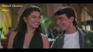 Neend Churai Meri Kisne O Sanam Song  Ishq 1997  Aamir Khan  Juhi Chawla  Ajay Devgan  Kajol [upl. by Allebram589]