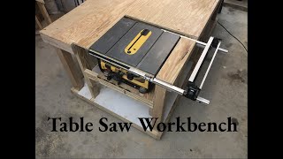 How to build a table saw workbench  Full Project [upl. by Jules]