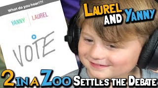 2 in a Zoo Settles the Debate Laurel and Yanny May 21 2018 [upl. by Sammons]