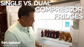 Single Compressor VS Dual Compressor  Refrigerator Types [upl. by Schweiker]