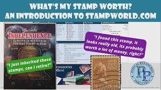 What are my stamps worth  An Introduction To Stampworldcom A Free Online Stamp Price Catalog [upl. by Camroc544]