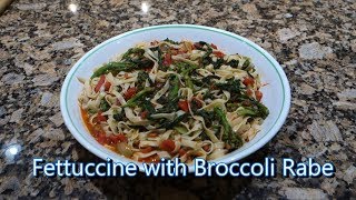 Italian Grandma Makes Fettuccine with Broccoli Rabe [upl. by Annayhs]