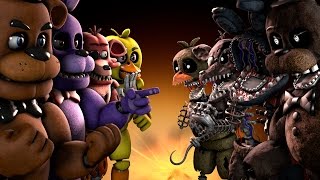 FNaF Ignited vs Five Nights at Freddys Animatronics [upl. by Iruahs58]