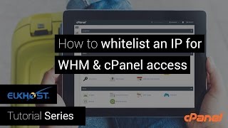 How to whitelist an IP for WHM and cPanel access in WHMcPanel [upl. by Joanie]