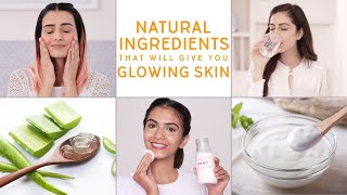 The Most Common Natural Ingredients For Glowing Skin  Glamrs Skin Care Secrets [upl. by Adiaz]