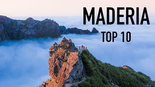 Top 10 Places to Visit in Madeira [upl. by Wilscam]