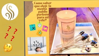 PABILO CORRECTO PARA VELAS DE SOJA AROMATICAS [upl. by Eiuqcaj]