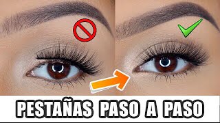 TRUCOS PARA APLICAR PESTAÑAS POSTIZAS  PRINCIPIANTES  AbrilDoesMakeup ♡ [upl. by Ycart]