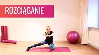 Rozciąganie nóg stretching  Codziennie Fit [upl. by Auqkinahs]