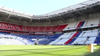 Visite du Groupama Stadium stade de lOL en VIP Tour  Footbol [upl. by Tychonn]