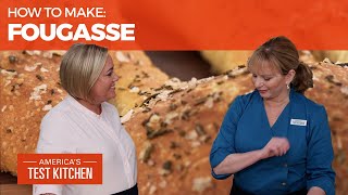 How to Make Rustic French Fougasse Bread [upl. by Mastic101]