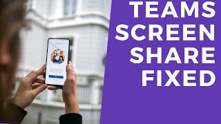 Microsoft Teams Screen Sharing Not Working on WindowsMACSOLVED [upl. by Hibbert]