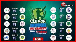 LIVE  Clemon Indoor Uni Cricket  Day  4  T Sports [upl. by Abrahamsen877]