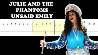 Julie and the Phantoms  Unsaid Emily Easy Guitar Tabs Tutorial [upl. by Derina592]