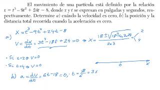 Posición velocidad aceleración espacio recorrido y desplazamiento [upl. by Benson]