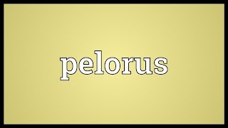 Pelorus Meaning [upl. by Odareg363]