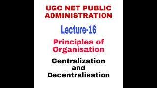 Centralization and Decentralisation [upl. by Feeley]