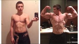 Shredded 18 year old Natural Bodybuilding Transformation  1318 years old [upl. by Broderick269]