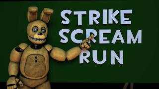 SFM FNAF Strike Scream  Run [upl. by Bluh909]