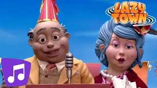 Lazy Town  Twenty Times Ten Music Video [upl. by Rdnaskela981]