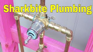 Plumbing With Sharkbite Fittings [upl. by Mosora70]