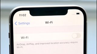 How To FIX iPhone Wifi Greyed Out  Not Working 2021 [upl. by Aciraj]