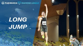 Miltiadis Tentoglou wins the mens long jump in the Final 3 in Monaco  Wanda Diamond League 2021 [upl. by Leiru]