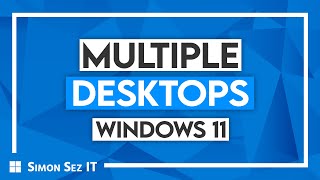 How to Use the Windows 11 Multiple Desktop Feature [upl. by Nazarius533]