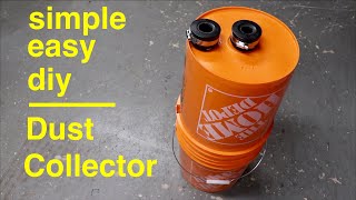 How to Make ● Simple Cyclone Dust Collector [upl. by Aiouqahs]