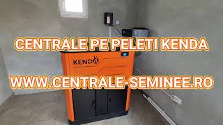 Centrala pe peleti Kenda 35 kw  Dupa prima iarna de functionare  Consum mic [upl. by Nas766]