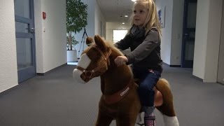 Kinderpferd Rutschpferd Rollpferd von Ponycycle im EURONICS Test [upl. by Germaun214]