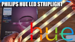 Philips Hue LED Strip Light Plus Unboxing and Setup [upl. by Guthrey]