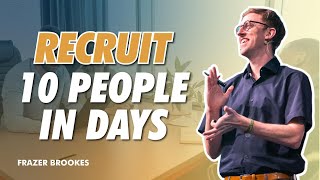 Network Marketing Recruiting – How To Recruit 10 People In 10 Days [upl. by Joella]