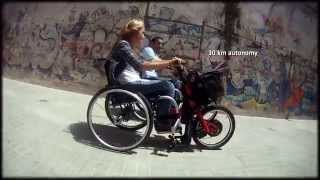 BATEC ELECTRIC Your addon powered handbike for wheelchair [upl. by Ijneb597]