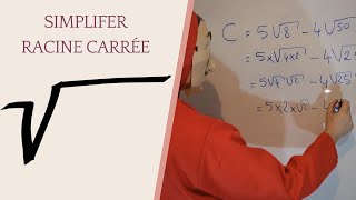 COMMENT SIMPLIFIER UNE RACINE CARREE [upl. by Konstanze345]