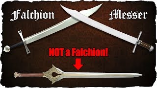 Falchion or Messer  Definition and Differences [upl. by Yeta]