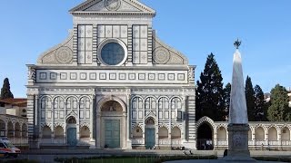 Alberti Façade of Santa Maria Novella Florence [upl. by Ebneter]