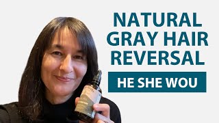 Natural Gray Hair Reversal  Holistic Chinese AntiAging Herb He She Wou [upl. by Aili]