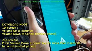 Samsung Galaxy J4 SMJ415F Download Mode [upl. by Aissela528]