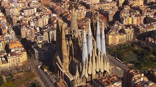 Sagrada Família Visualisation of the Finished Basilica [upl. by Naruq]