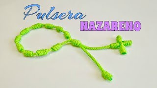 PULSERA de NUDOS FRANCISCANOSNAZARENODECENARIO paso a paso [upl. by Keldah100]