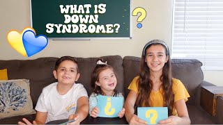 DOWN SYNDROME EXPLAINED BY KIDS [upl. by Elleinahc]