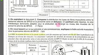 SVTExercice sur la consommation de la matiere organique et fux denergieexam svt 2020 2bac pc [upl. by Ichabod]